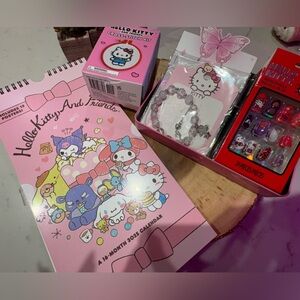 Hello Kitty Pink Jewelry Set/Nail Bundle 💖